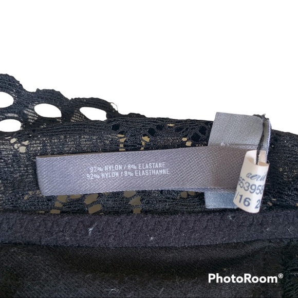 Aerie Women’s Black Racerback Eyelet Bralette - Picture 5 of 6